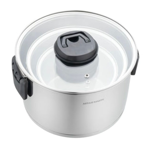 Set de 3 marmites avec poignées rabattables