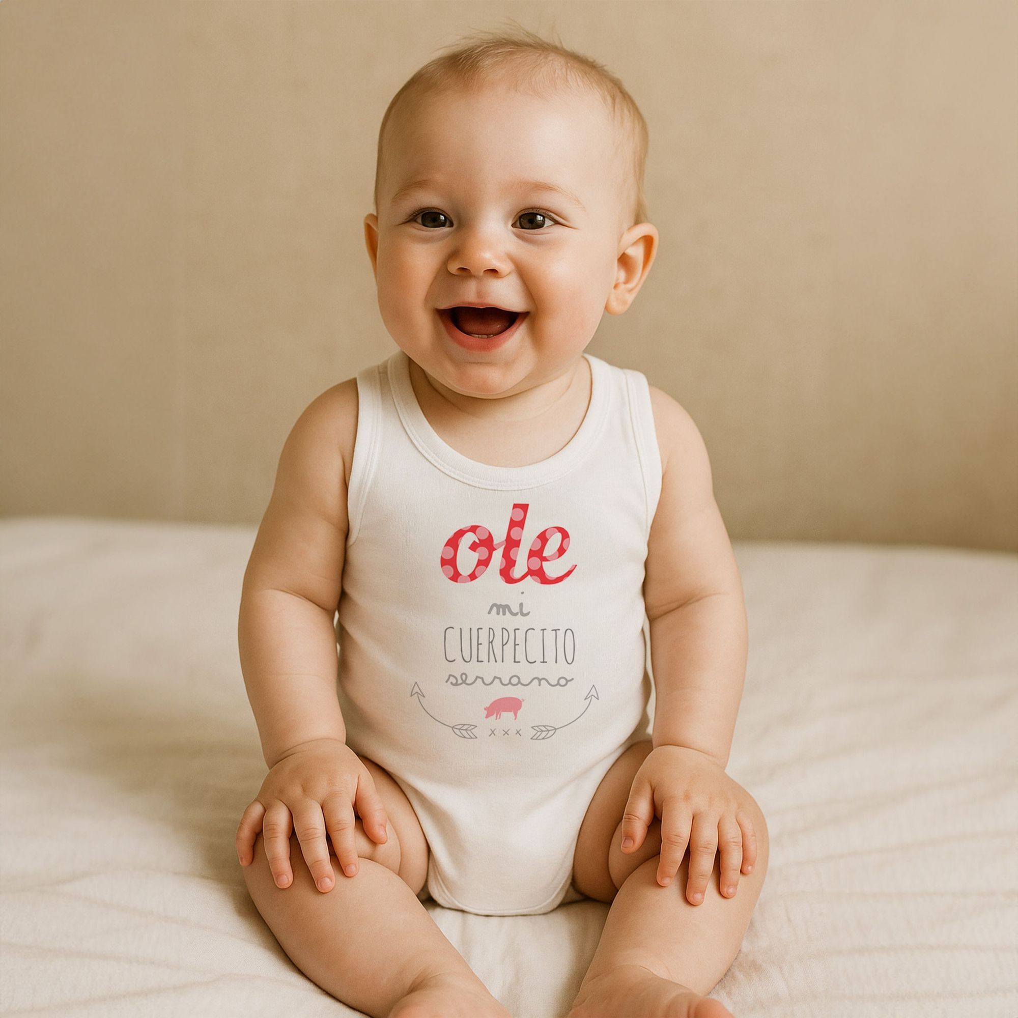 Body bebé tirantes personalizado frases