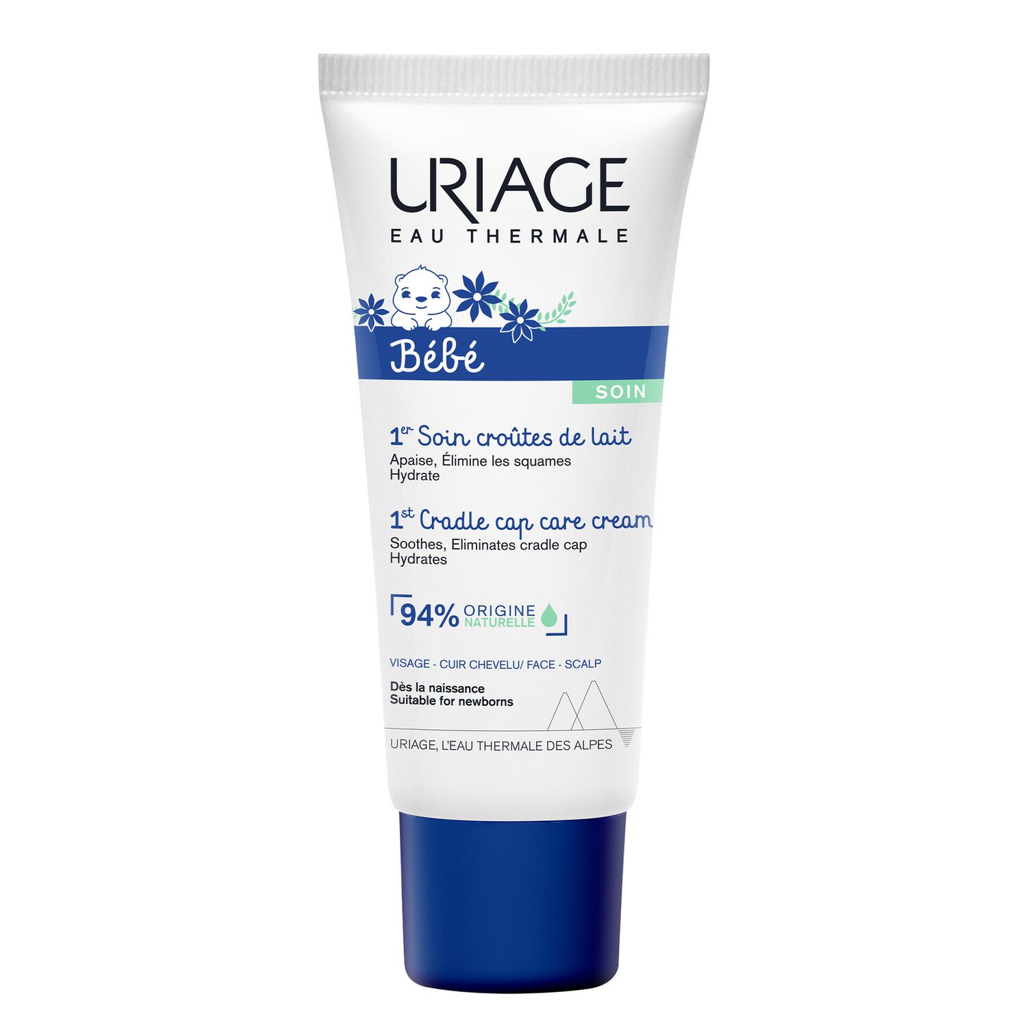 Bébé - 1er Soin Croûtes de Lait - Apaise, Élimine Les Squames & Hydrate 40 ml