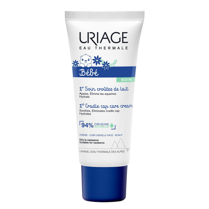 Bébé - 1er Soin Croûtes de Lait - Apaise, Élimine Les Squames & Hydrate 40 ml