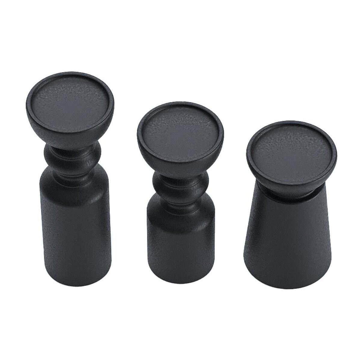 Set de 3 bougeoirs céramique design