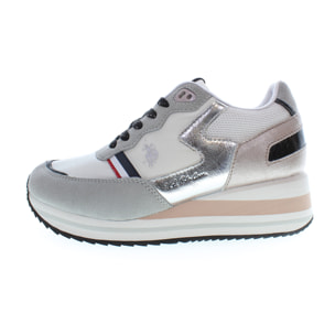 Sneakers U.S. Polo Assn White-Pink