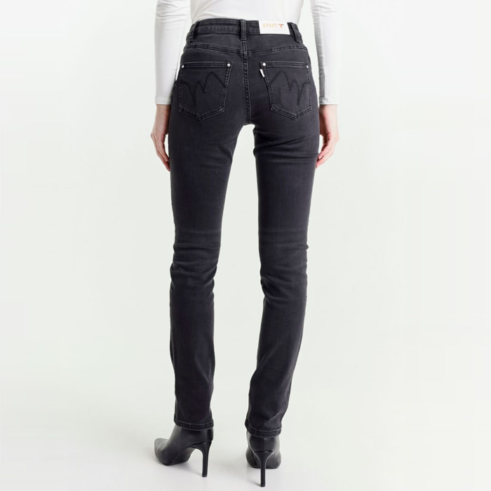 Jeans - skinny fit - nero denim