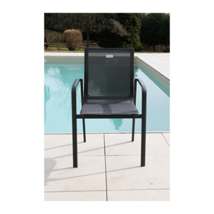 Ensemble table et chaises de jardin  - Chêne - CARMELORY