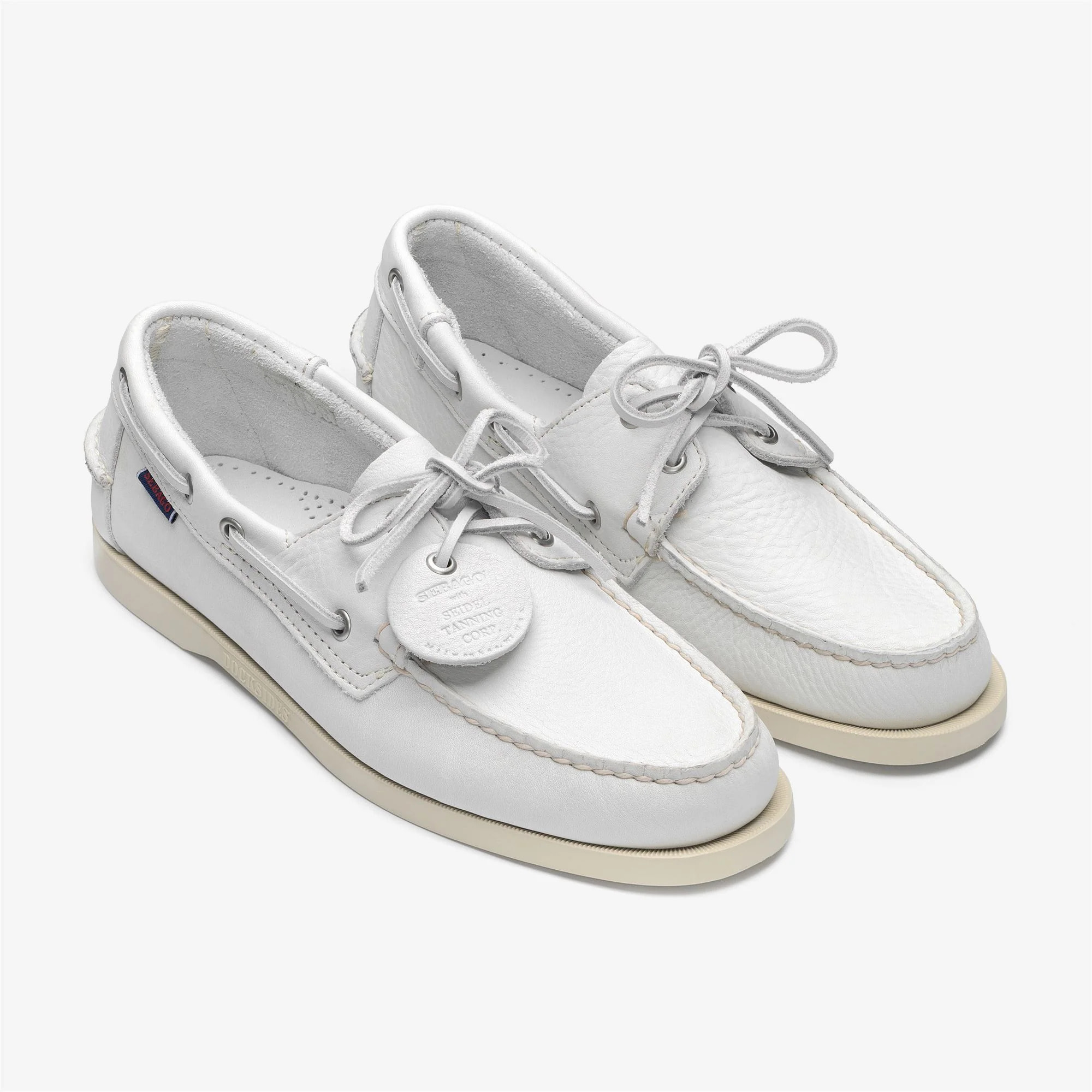 Sebago - Docksides Uomo Bianco - Portland Artisan Adirondak