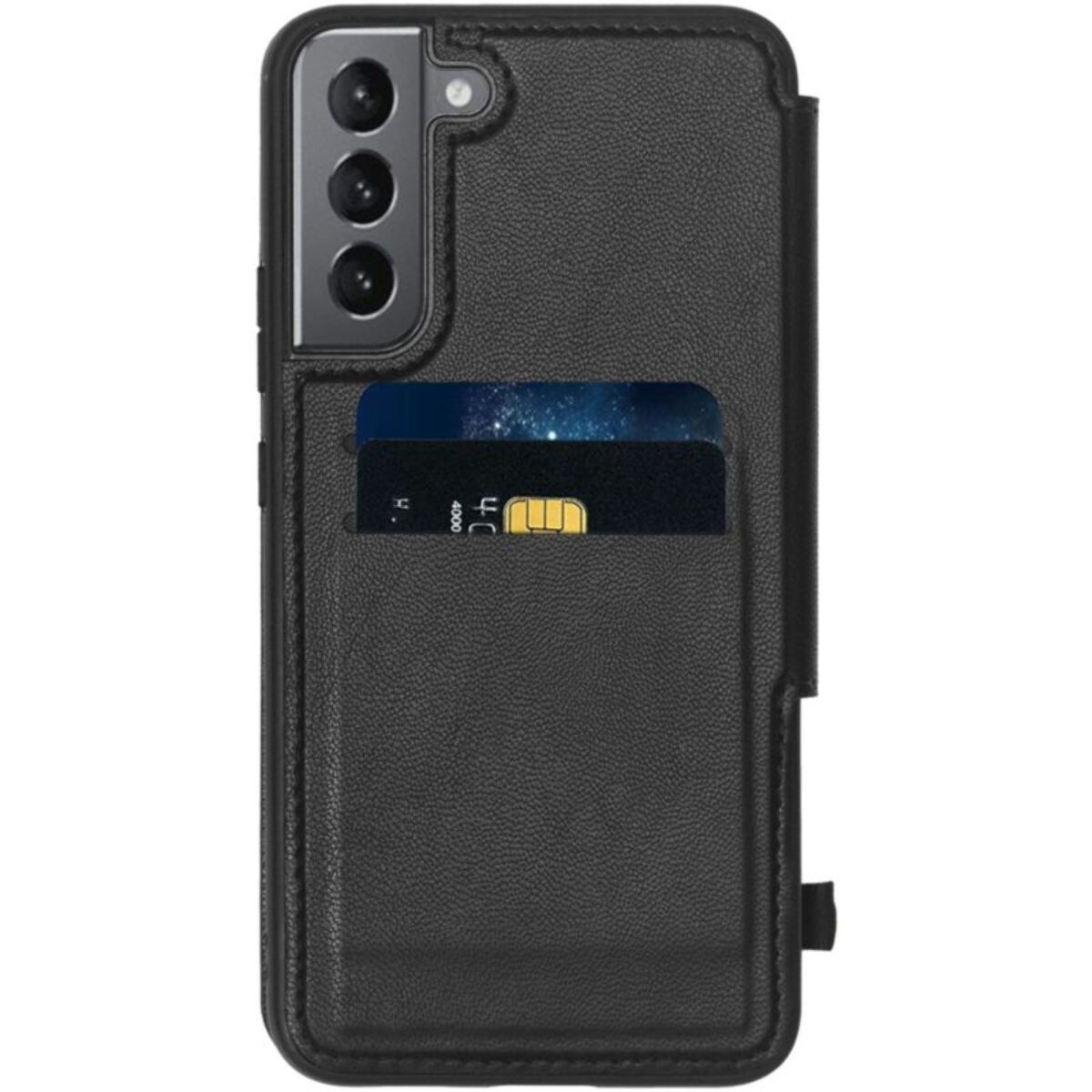Etui ADEQWAT Samsung S22+ Cuir noir