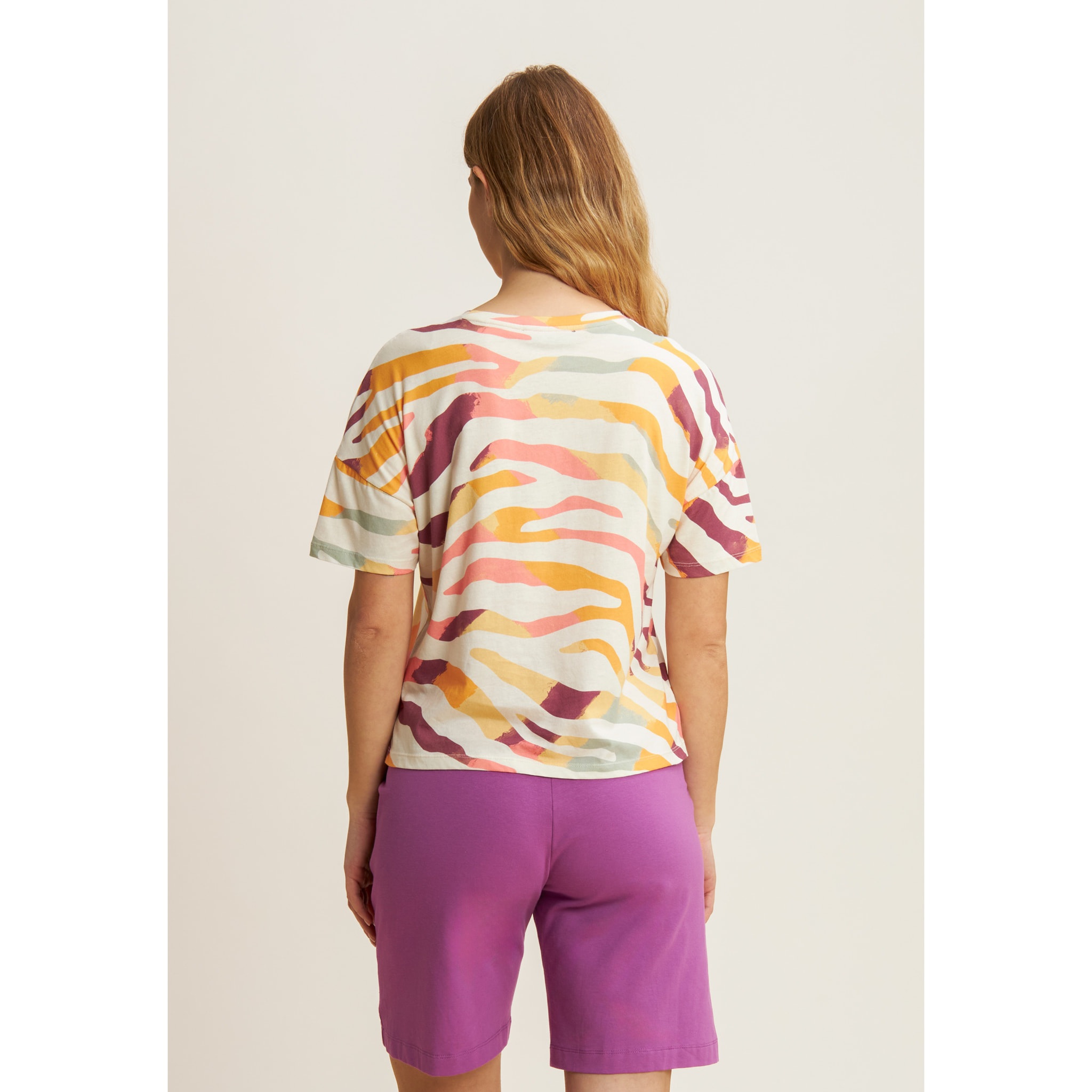 T-shirt Cropped Fantasia Zebrata