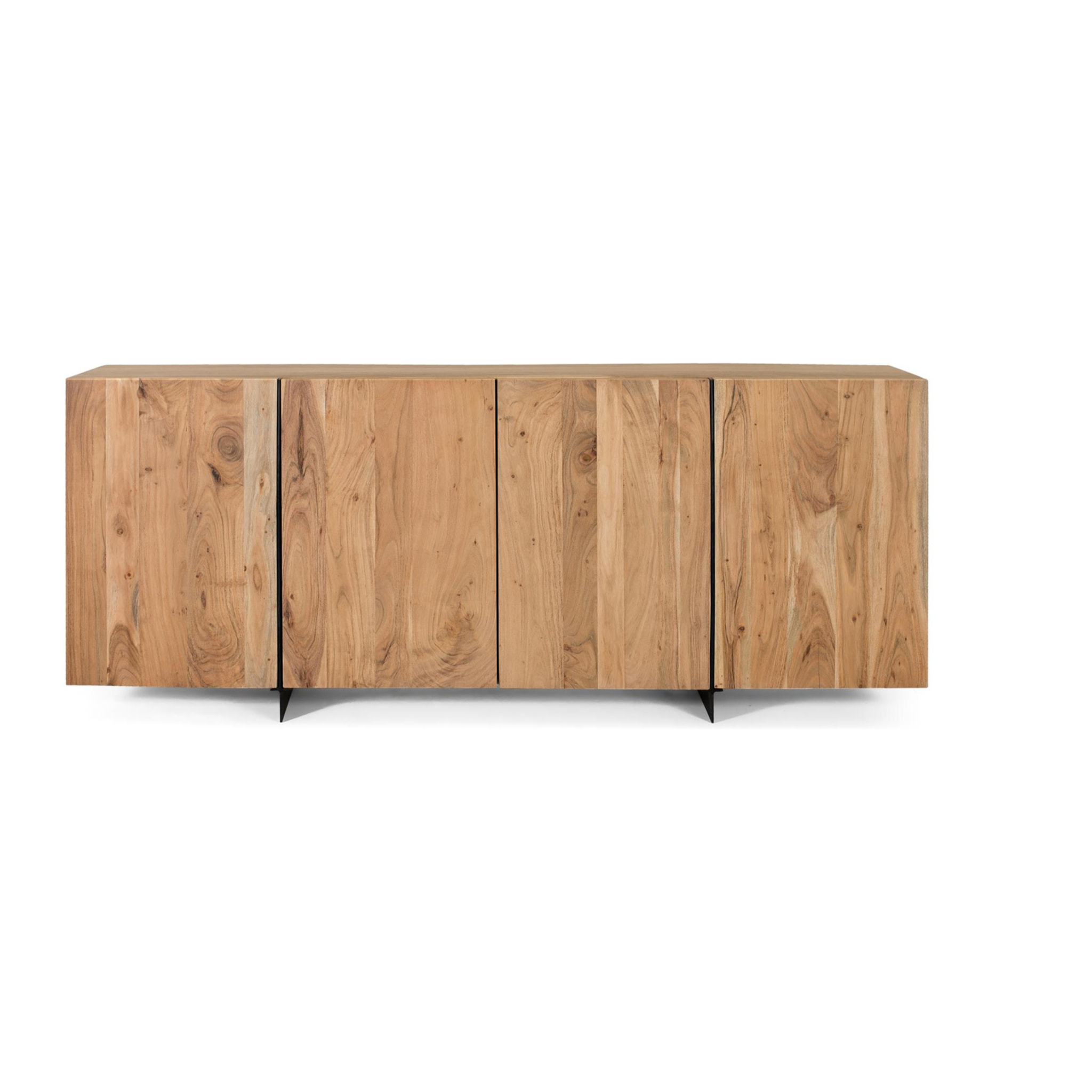 Aparador de Madera de Acacia Estilo Rústico Moderno