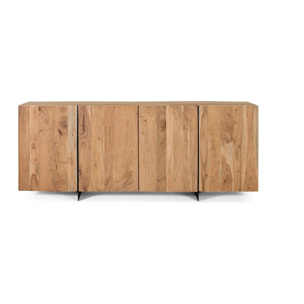 Aparador de Madera de Acacia Estilo Rústico Moderno