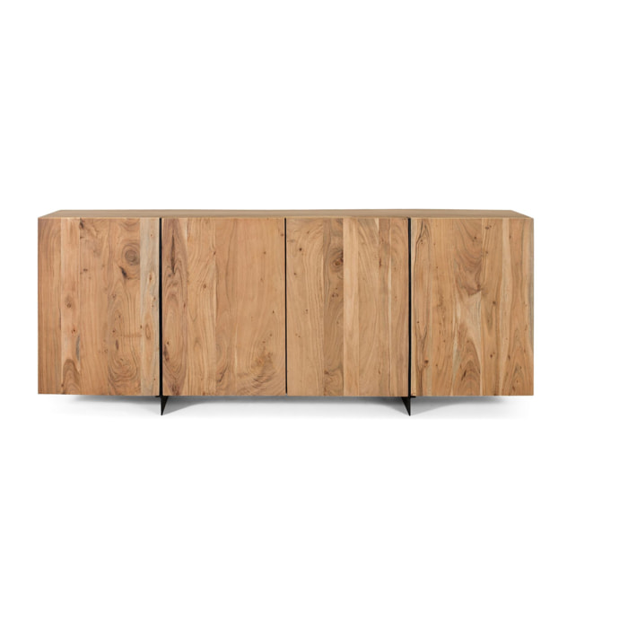 Aparador de Madera de Acacia Estilo Rústico Moderno