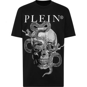 PHILIPP PLEIN T-Shirt Round Neck SKULL