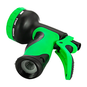 Pistola pulverizadora con 10 modos de uso.