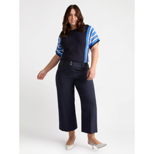 Fiorella Rubino - Pantaloni cropped - Blu