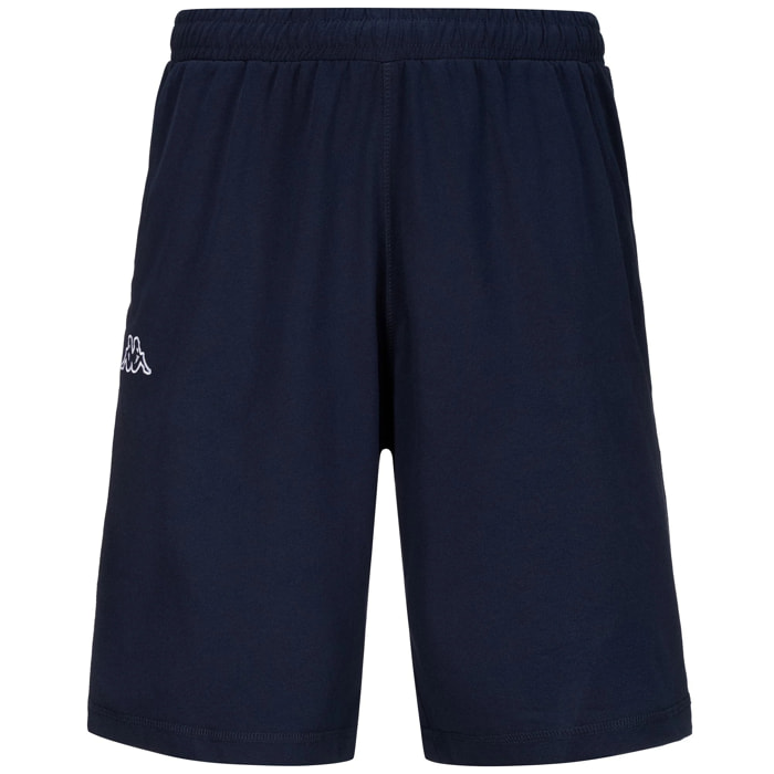 Kappa - Pantaloni Corti Uomo Blu - Logo Ariosto Ry