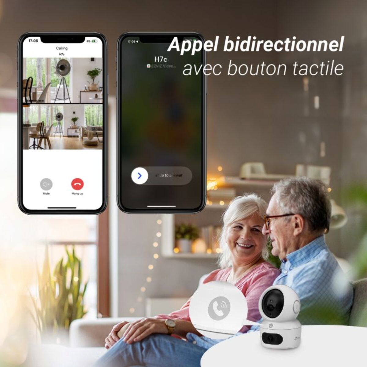 Caméra de surveillance EZVIZ H7C 2K+ Dual