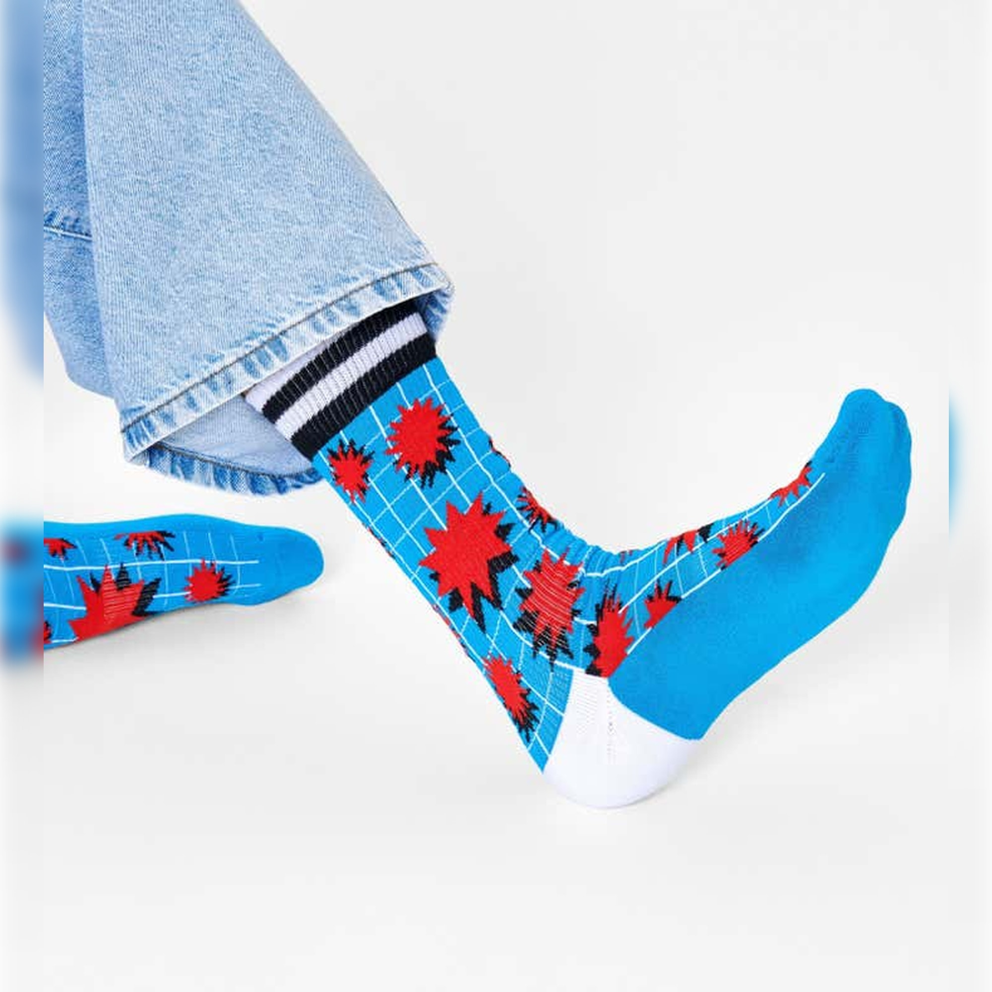 Calcetines explosion crew azul