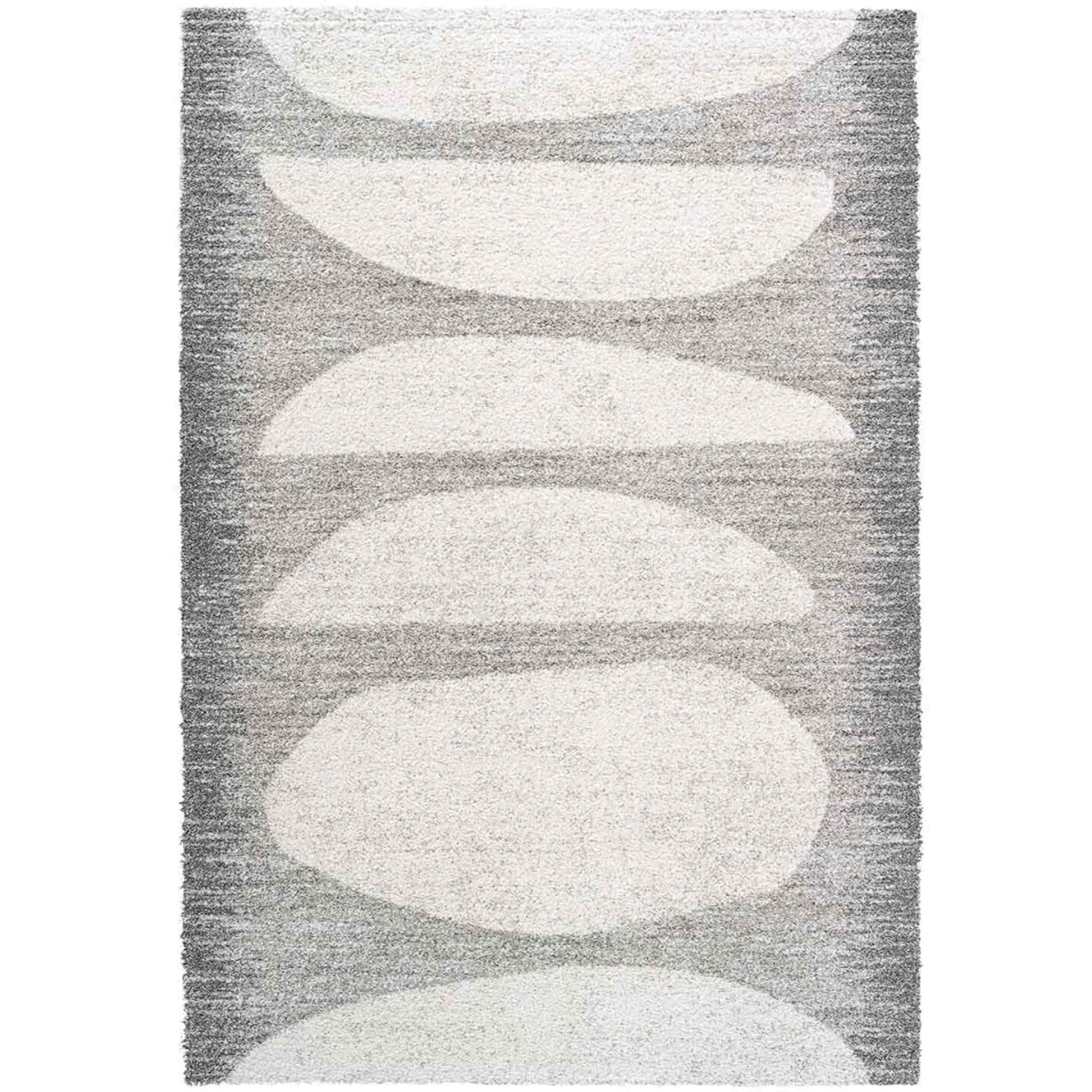 Tappeto Stile Geometrico Soggiorno Salotto Grigio