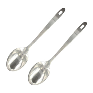 Ensemble de 2 Cuillères de service inox 31,5 cm Fackelmann Oxford