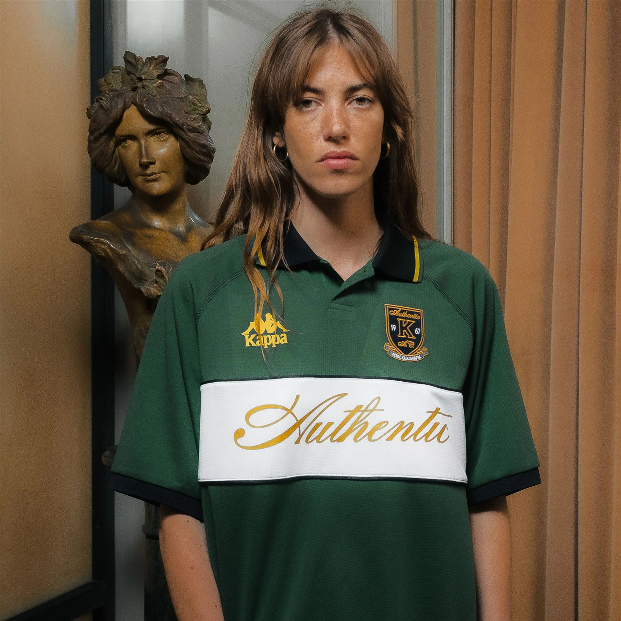 Kappa - Maglie gioco Uomo Verde - Authentic Norton