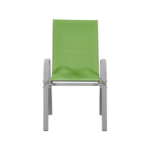Fauteuil jardin Textilène "Cordoba" - Phoenix - Vert - Lot de 2