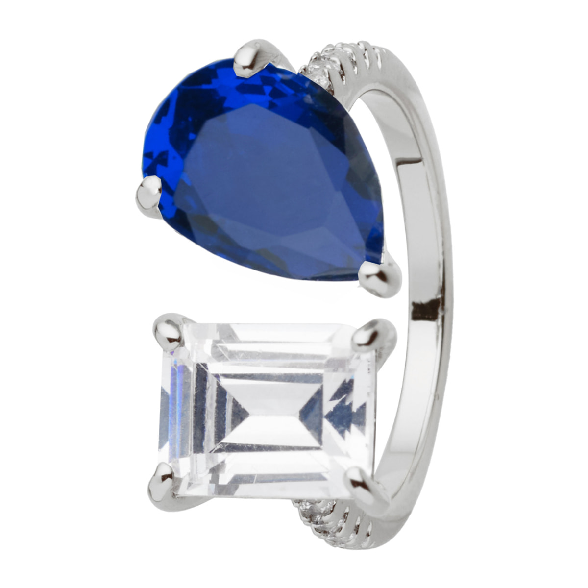 Anello U.S. Polo Assn. In metallo rodiato