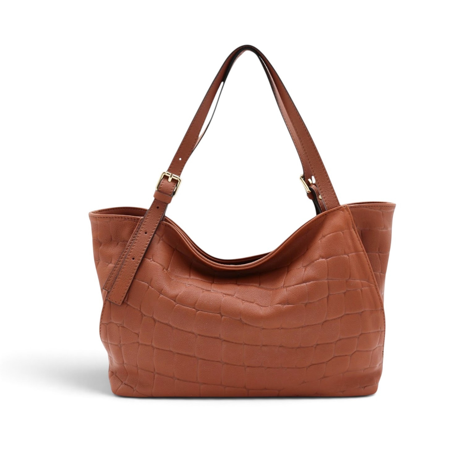 Bolso de hombro Cheval Firenze Sarin Croc Cuero