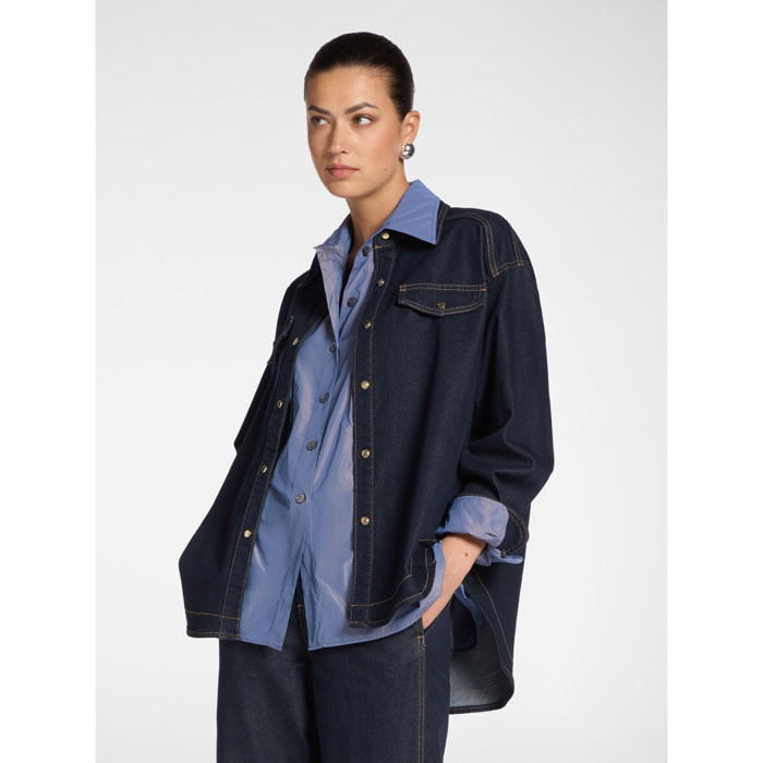 Elena Mirò - Camisa vaquera - Azul