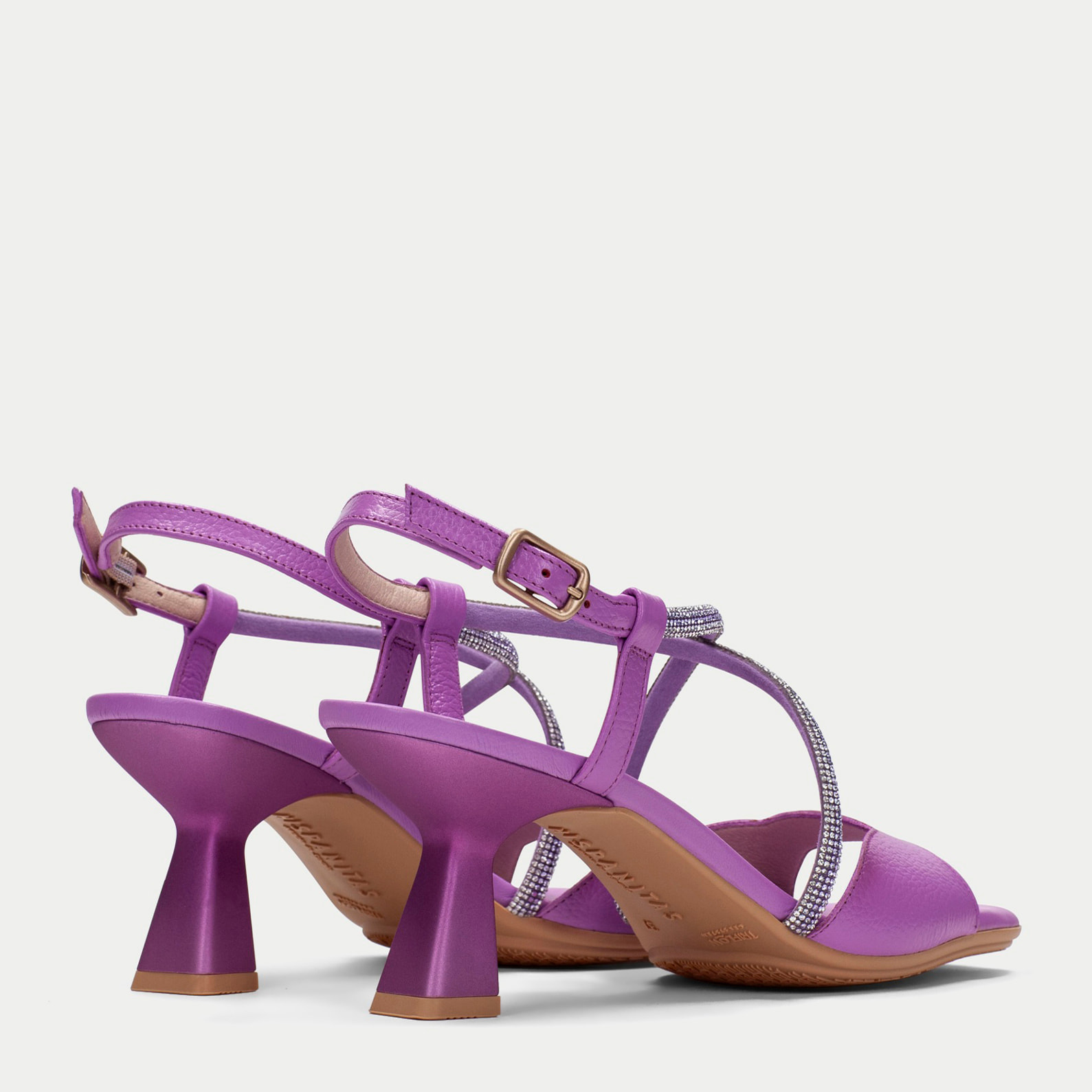 Sandalia Tacon Danielle Violet 6 cm