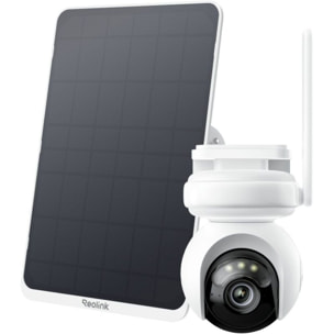 Caméra de surveillance REOLINK B660 + panneau solaire Blanc