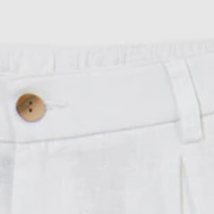 Pantalone lino tinta unita