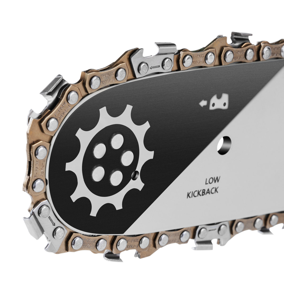 Motosierra de gasolina 2 tiempos 65cc, espada 24" 84 dientes GREENCUT GS720X