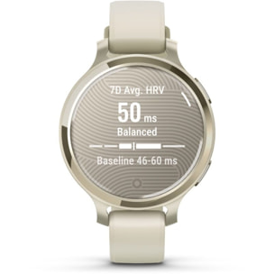 Montre sport GARMIN Lily 2 Active Lunar Gold Silicone blanc