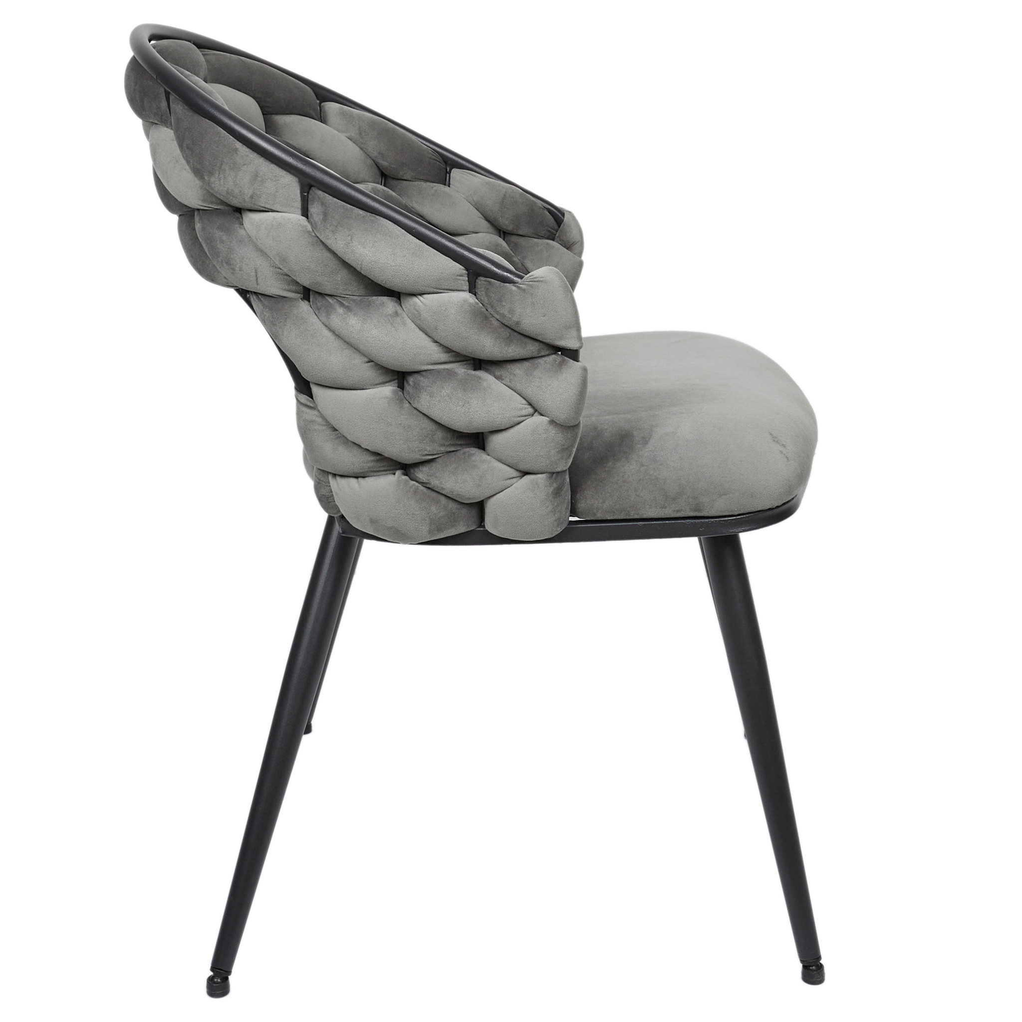 Chaise Sawyer Gris - Lot de 2