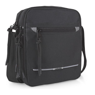 Bandolera Hombre Textil Jaslen Norwich Negro