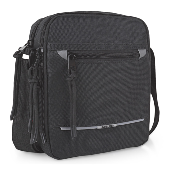 Bandolera Hombre Textil Jaslen Norwich Negro