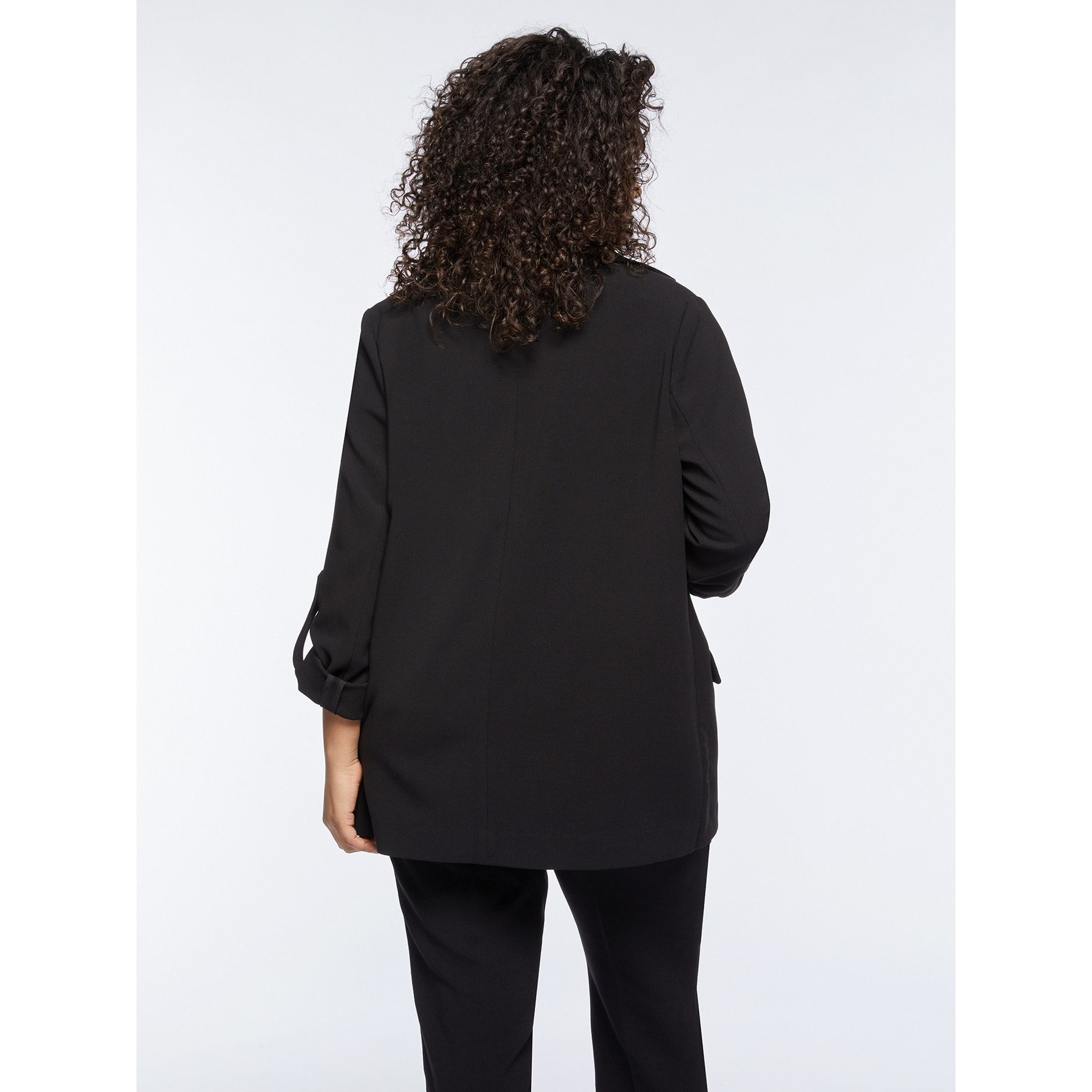 Fiorella Rubino - Blazer abierto por delante - Negro