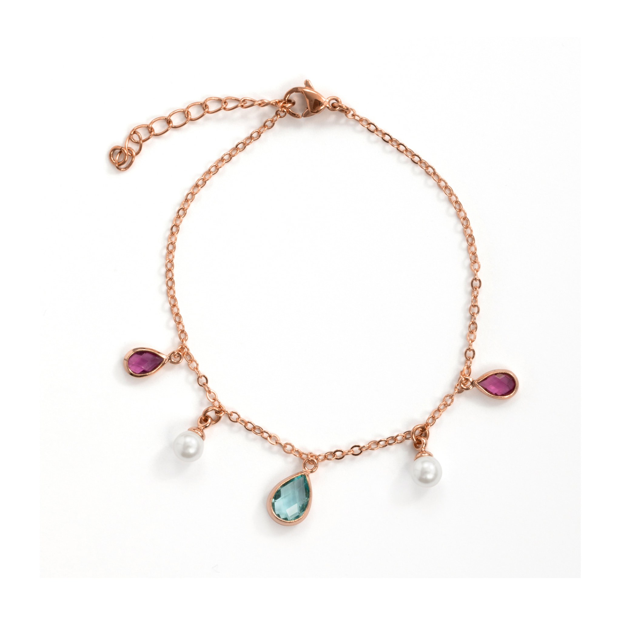 Pulsera Cainhtsi acabado oro rosa 18k