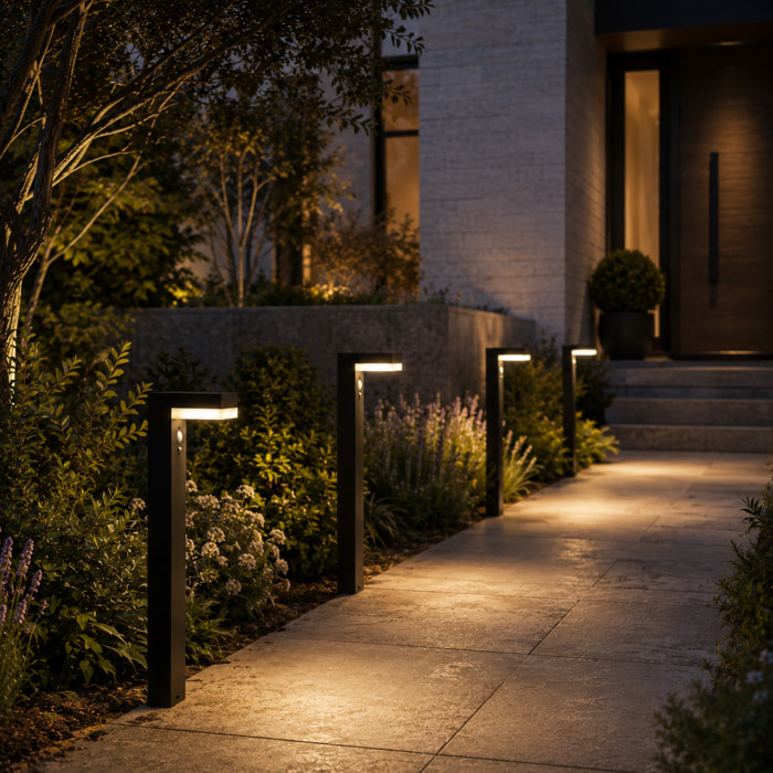 Potelet solaire CENOVA TALL H50CM 600LM