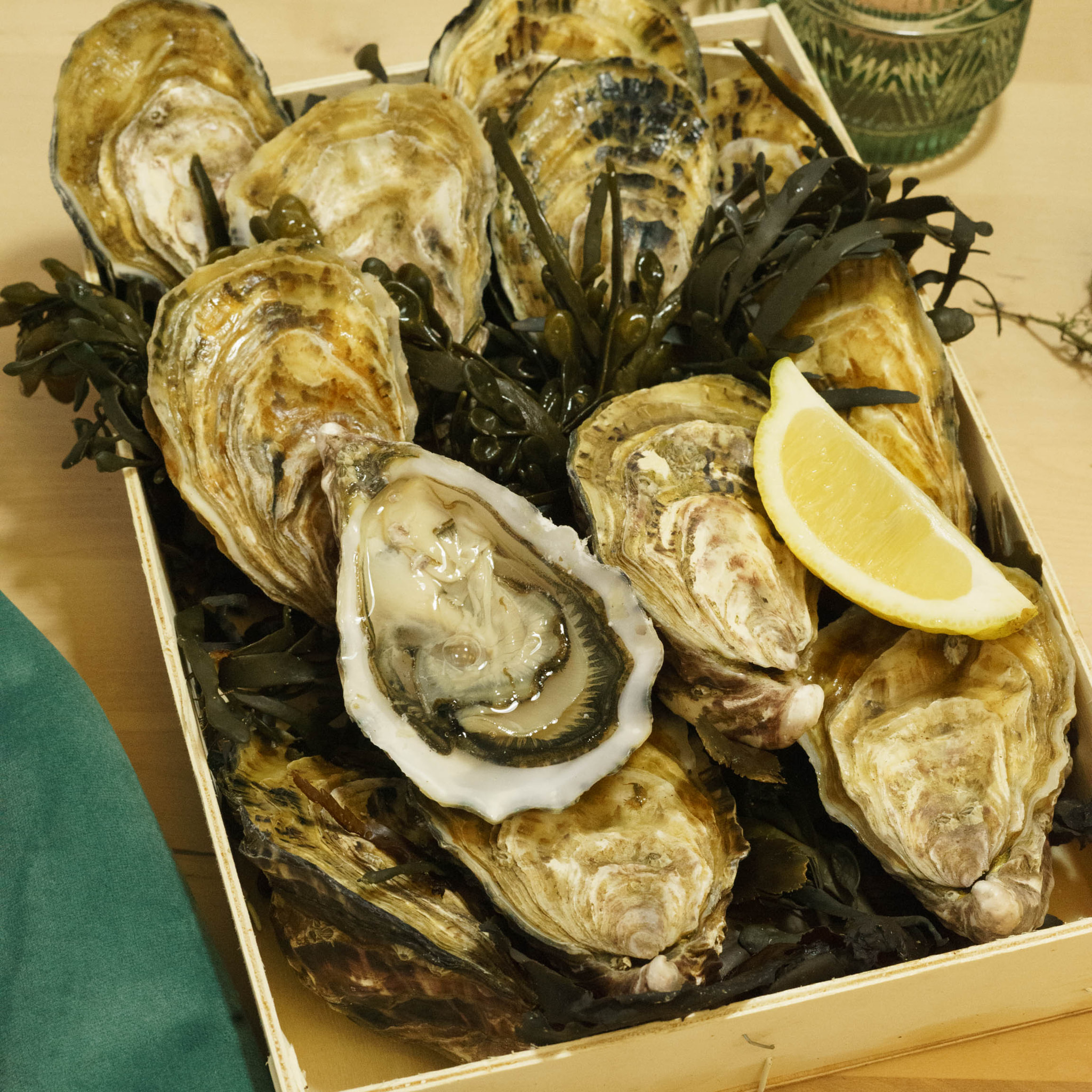 Huitres fines St Kerber calibre 2 - 24 pièces - Cancale