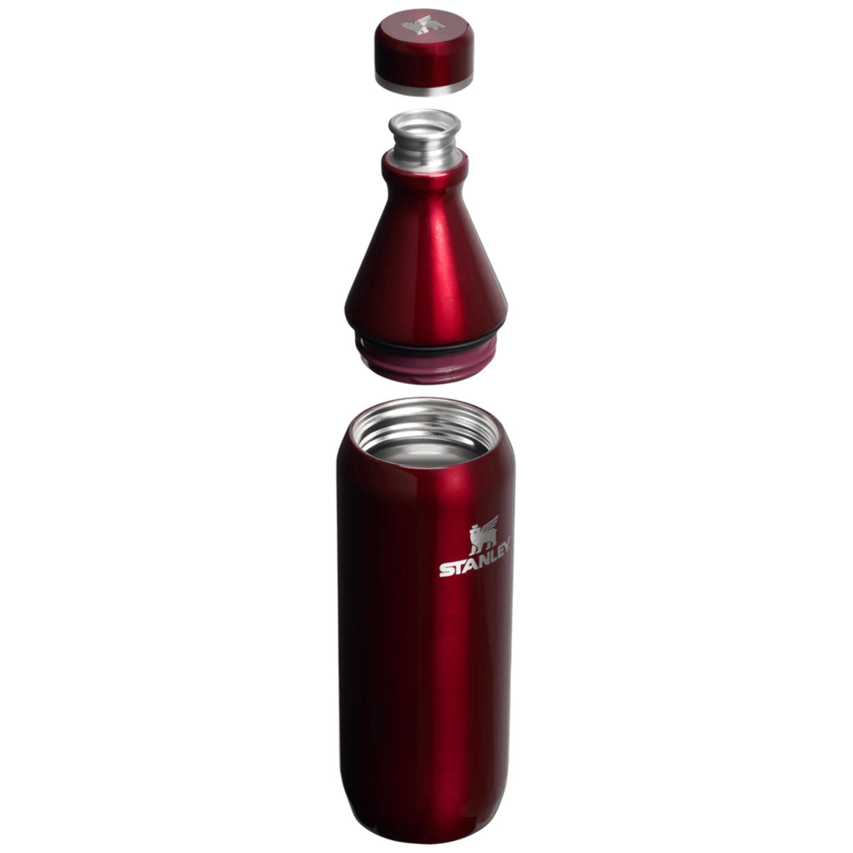 Botella de agua Isotermica - 0,59L - ALL DAY SLIM BOTTLE - Garnet Shine