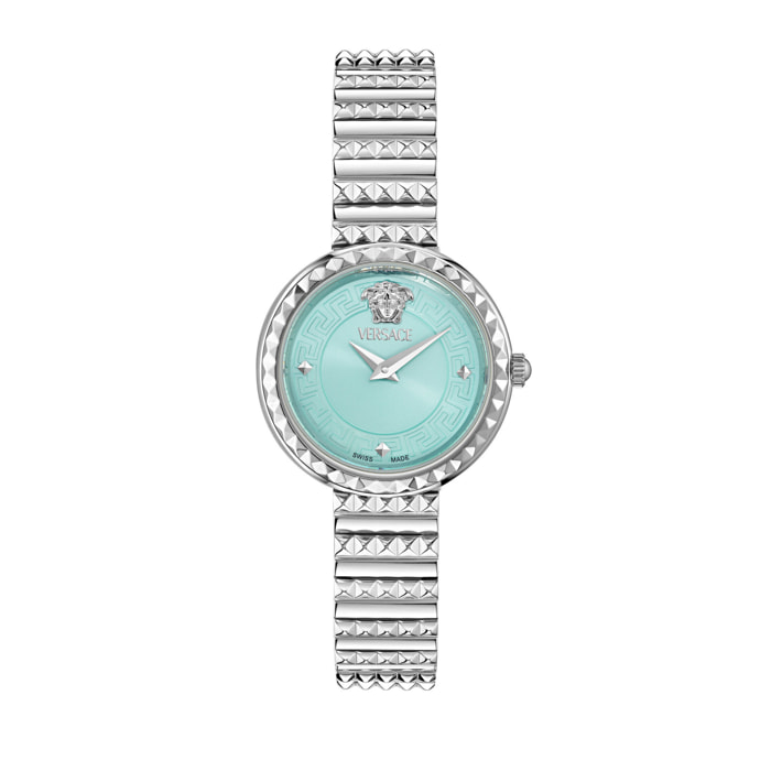 Versace Reloj De Cuarzo 2 Manecillas Greca Goddess Pet. Sp.(Wc-Dfa)