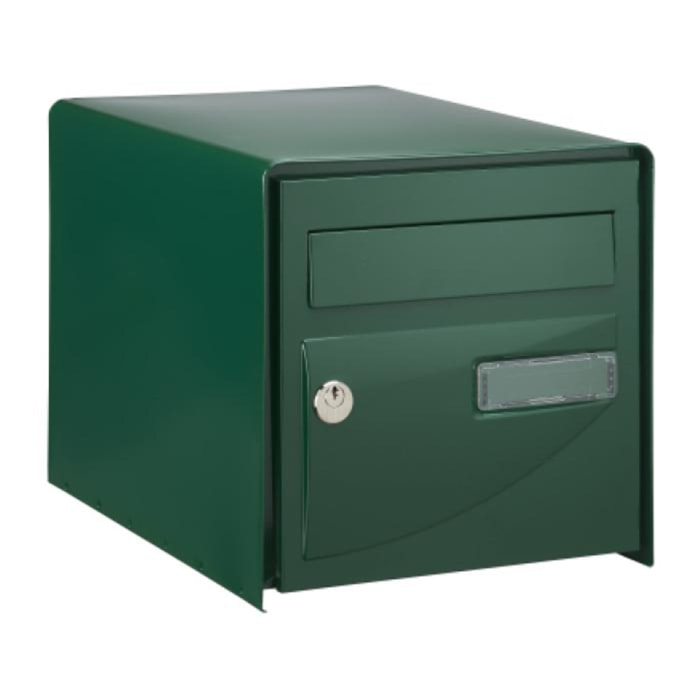 Boite à lettres Probat Verte simple face DECAYEUX - Code clé 3 - 125963