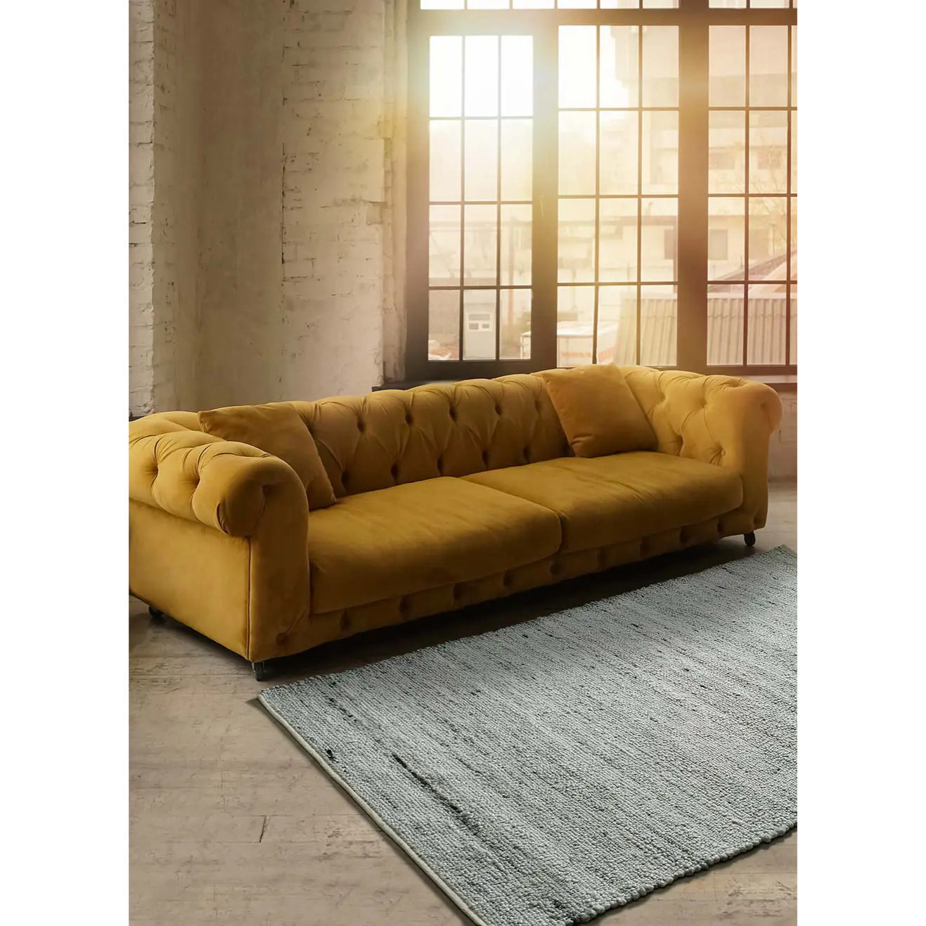 MAYA BLANCO Alfombra lisa blanco, varias medidas disponibles.