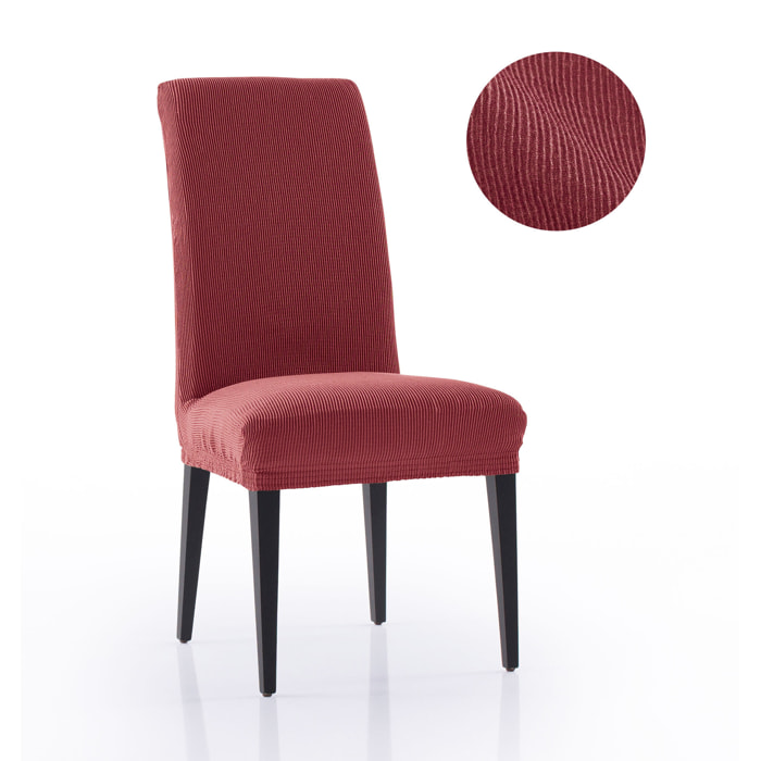 Funda Elástica para silla con RESPALDO pack2 unidades modelo MARCELA