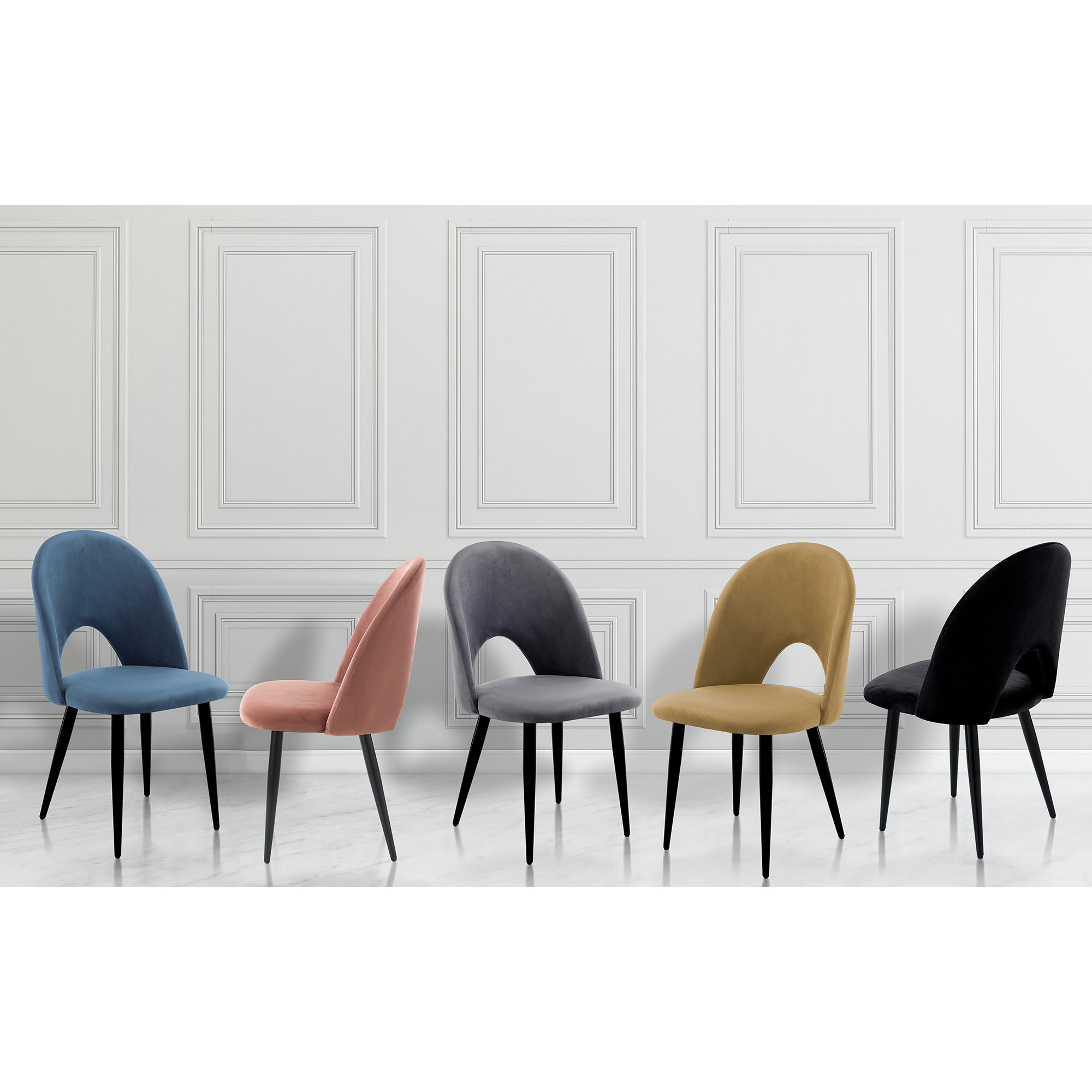 ORESTELUCHETTA Set 4 Sedie BOUNTY TORTORA