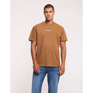 Camiseta Manga Corta Jaspeada Marrón - Bondi