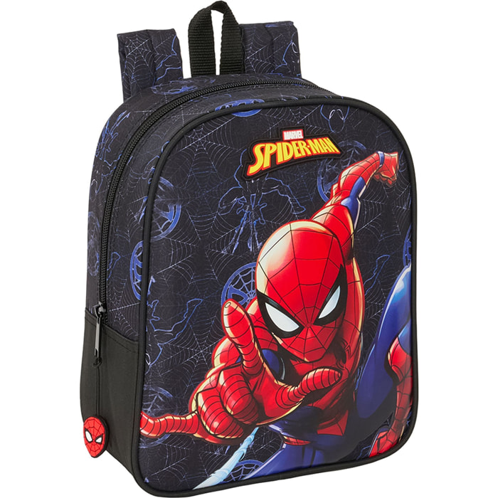 Mochila guarderia adapt.carro spider-man "attack"