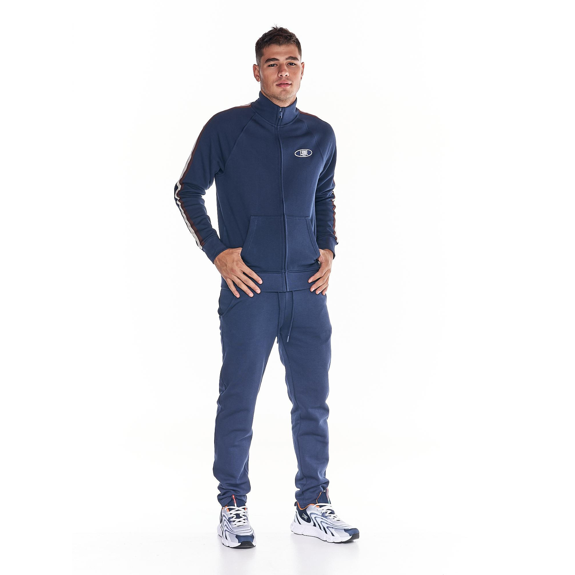 Tuta da uomo collo in piedi full zip Earth Tones