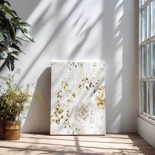 Tableau de fleurs séchées Feuillage Toile imprimée