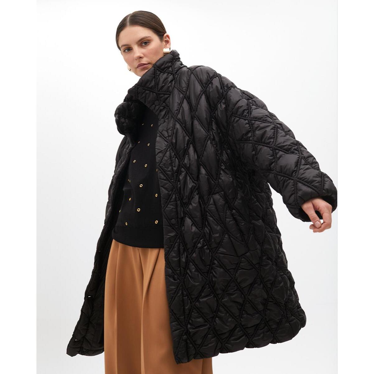 Cappotto Trapuntato Leggero 3/4 Lungo